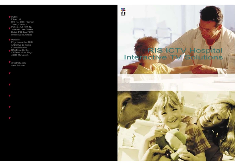 RISTV Healthcare Product Brochure cover