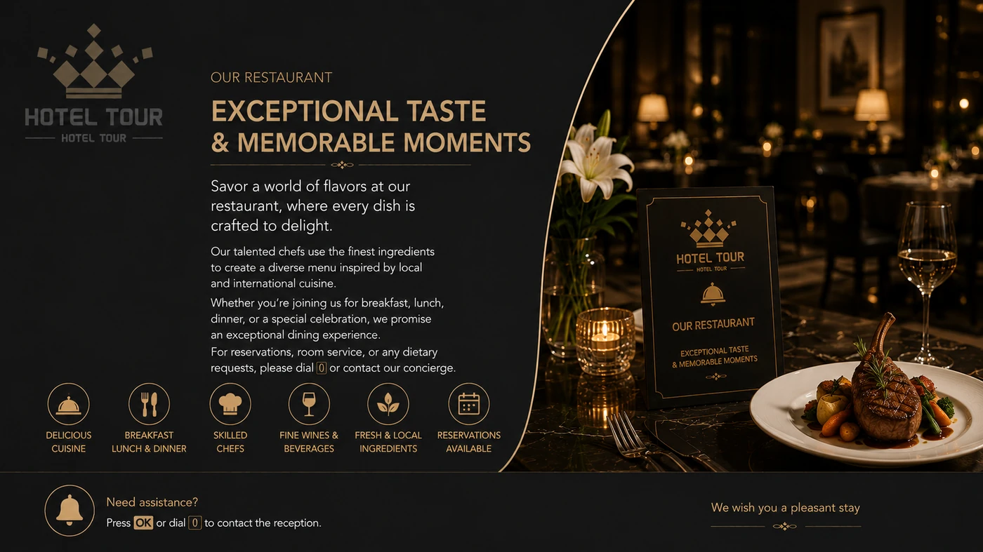 Restaurant module preview